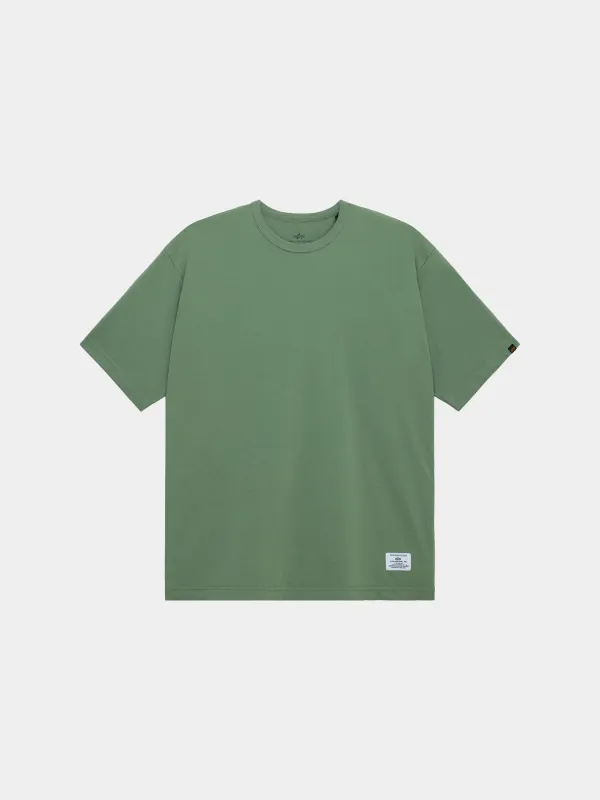 RELAXED SHORT SLEEVE TEE (MOSS, TUMBLEWEED, REPLICA BLUE, MID GRAY) made by Alpha Industries