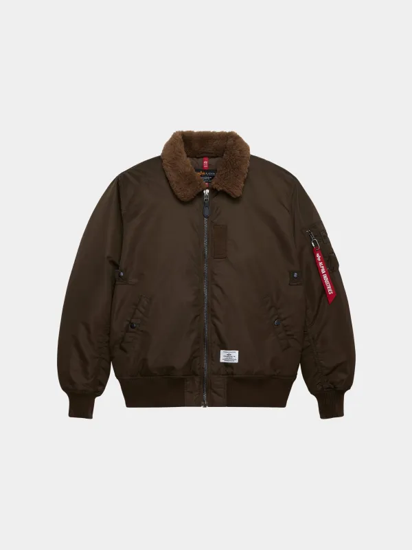 B-15 MOD BOMBER JACKET (ESPRESSO) made by Alpha Industries
