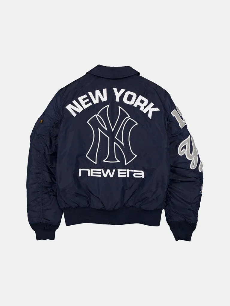 NEW YORK YANKEES X ALPHA X NEW ERA MA-1 COLLARED BOMBER JACKET sold by Alpha Industries product image thumbnail 2