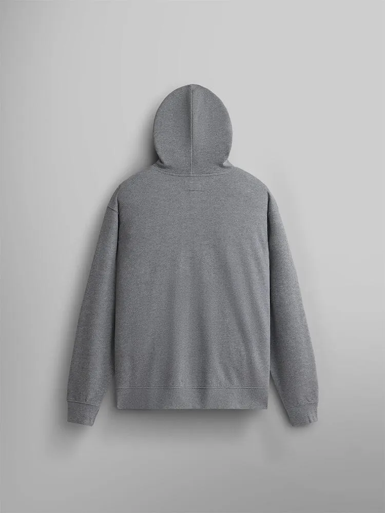 ALPHA CAMO LOGO HOODIE (MEDIUM CHARCOAL HEATHER) sold by Alpha Industries product image thumbnail 2