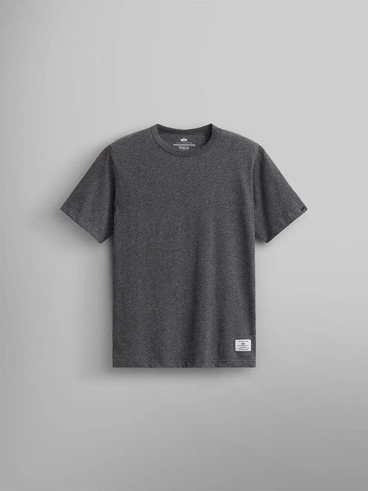 ESSENTIAL RELAXED TEE (DARK CHARCOAL HEATHER, MEDIUM CHARCOAL HEATHER) sold by Alpha Industries