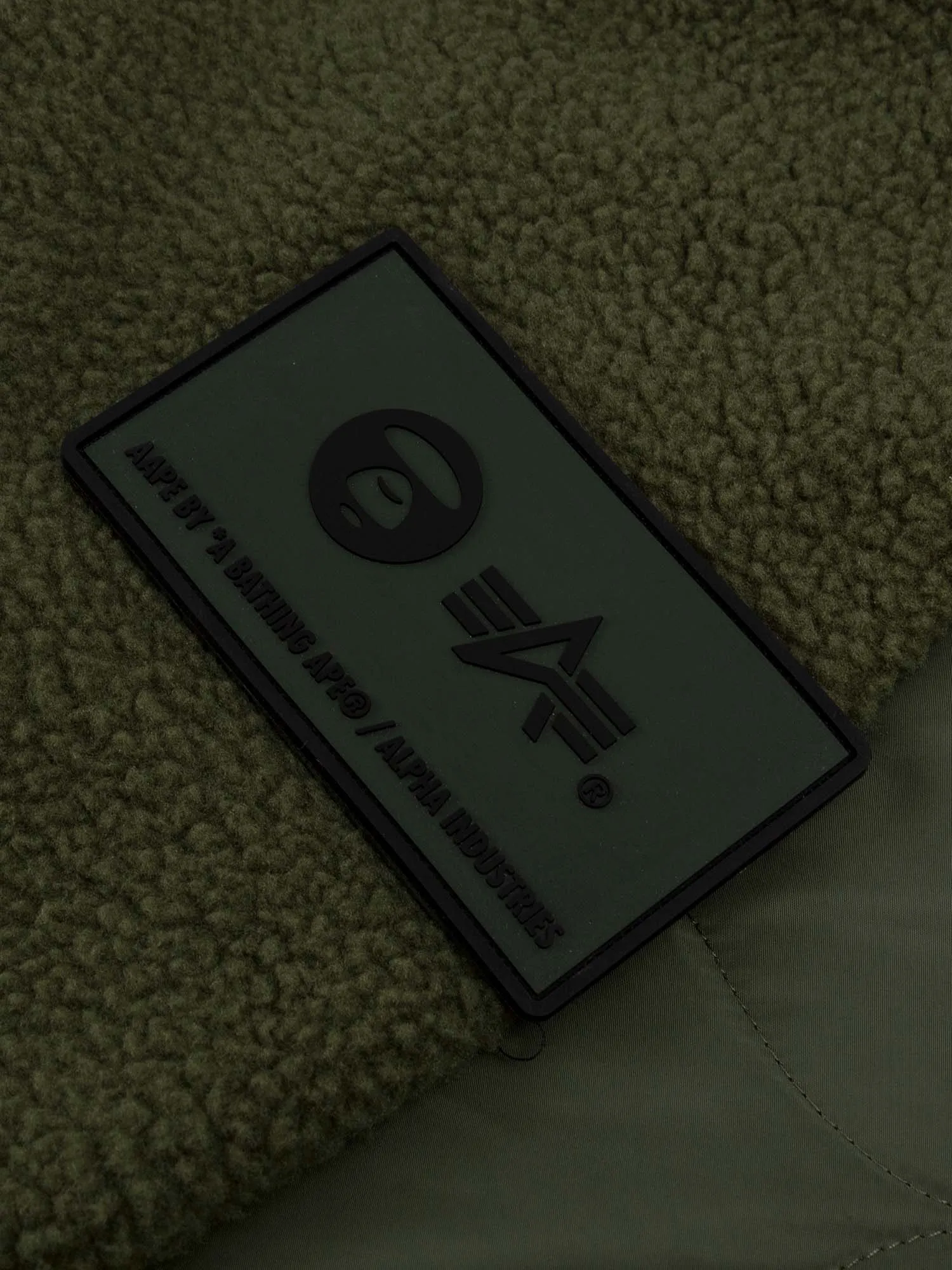 AAPE X ALPHA MIXED MEDIA JACKET sold by Alpha Industries product image thumbnail 3