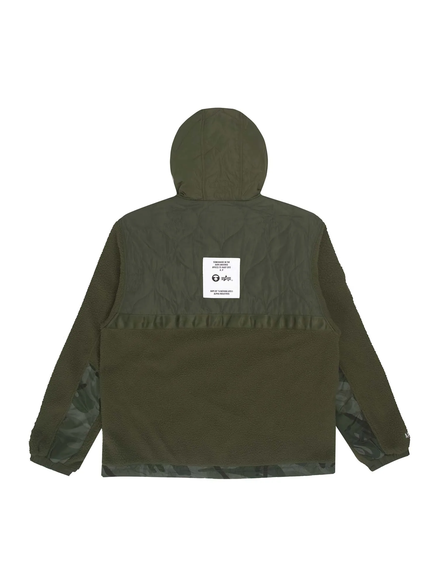 AAPE X ALPHA MIXED MEDIA JACKET sold by Alpha Industries product image thumbnail 2