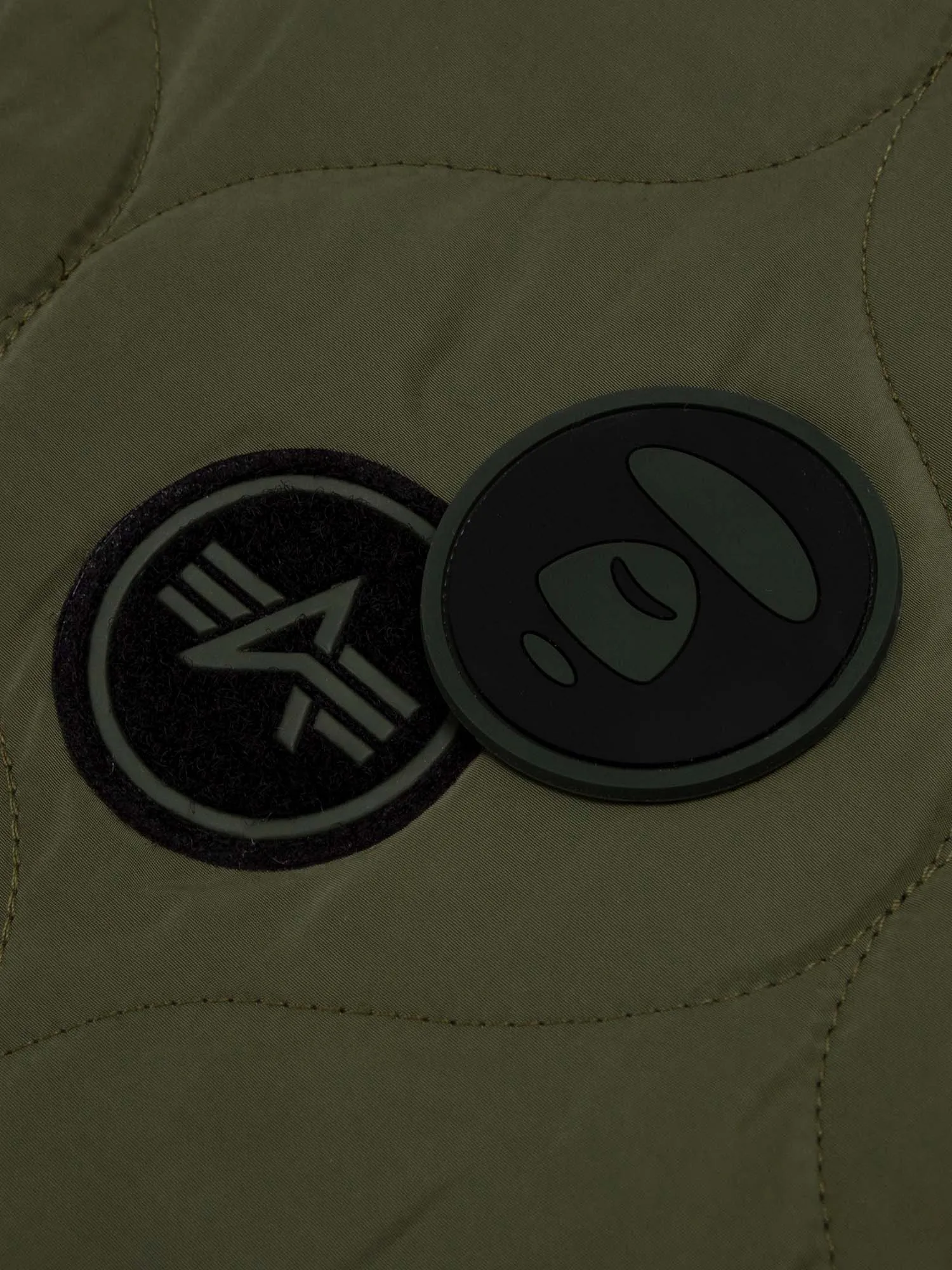 AAPE X ALPHA MIXED MEDIA JACKET sold by Alpha Industries product image thumbnail 4