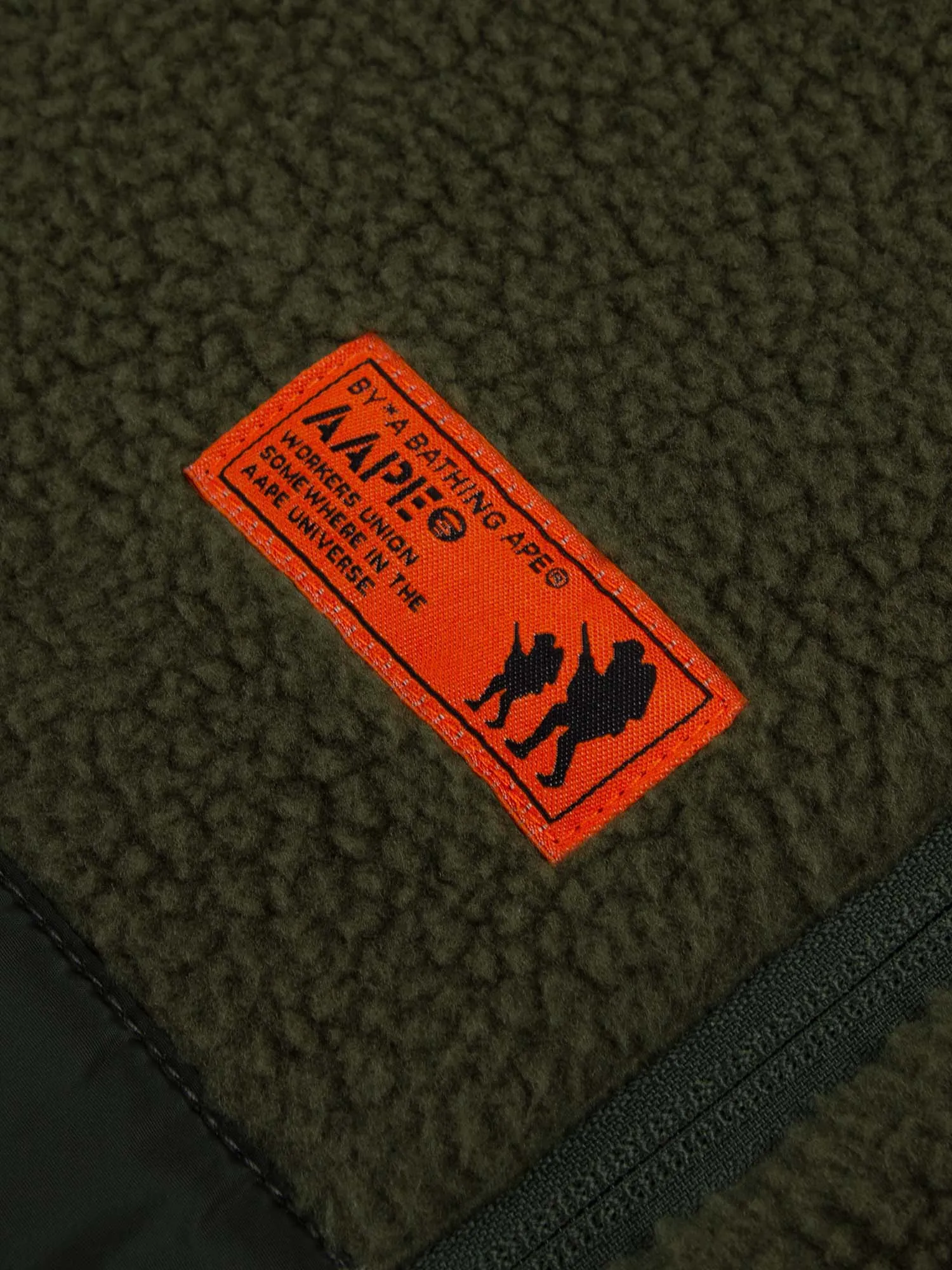 AAPE X ALPHA MIXED MEDIA JACKET sold by Alpha Industries product image thumbnail 5