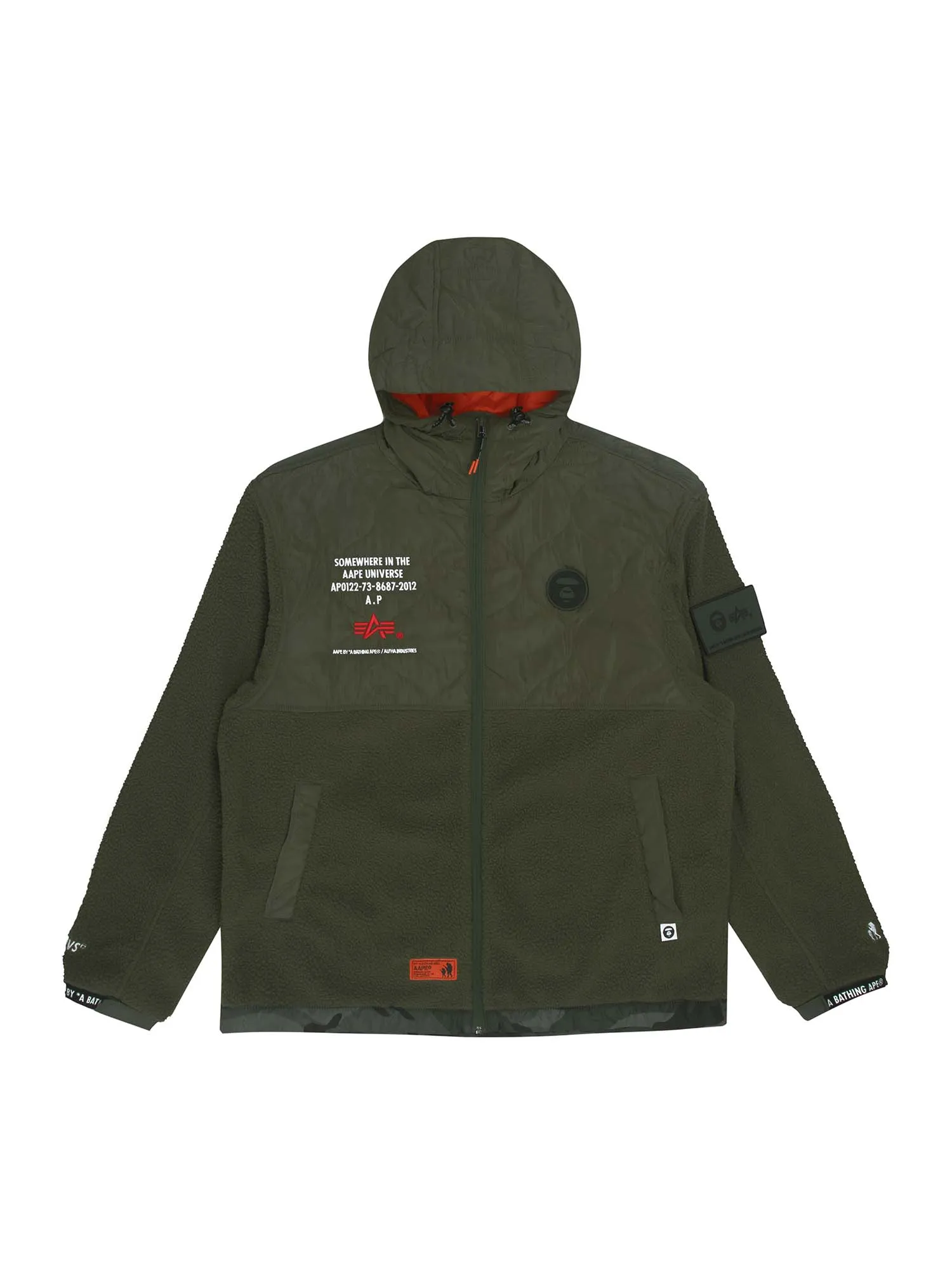 AAPE X ALPHA MIXED MEDIA JACKET sold by Alpha Industries