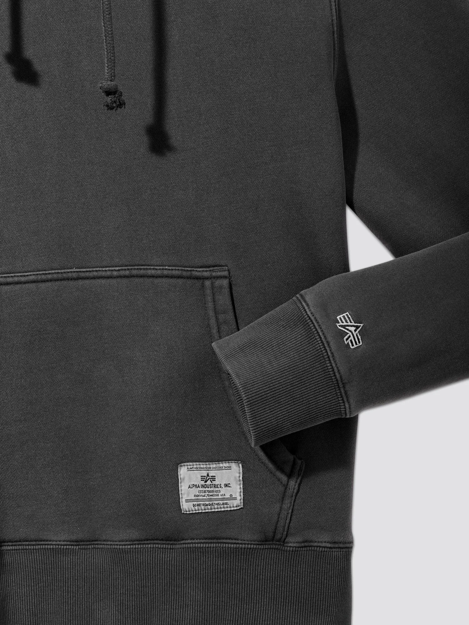 ESSENTIAL WASHED HOODIE sold by Alpha Industries product image thumbnail 2