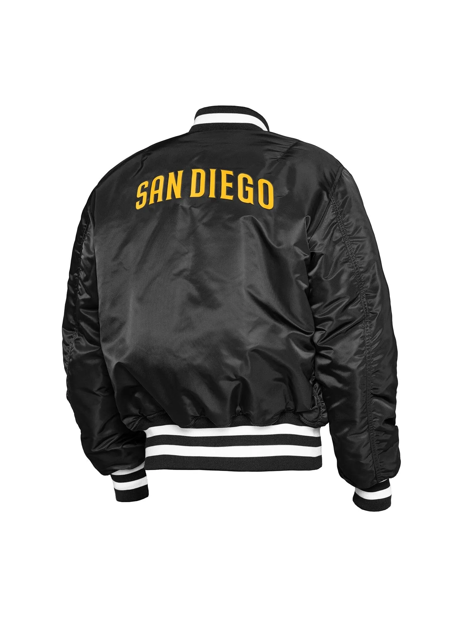 SAN DIEGO PADRES X ALPHA X NEW ERA MA-1 BOMBER JACKET sold by Alpha Industries product image thumbnail 5