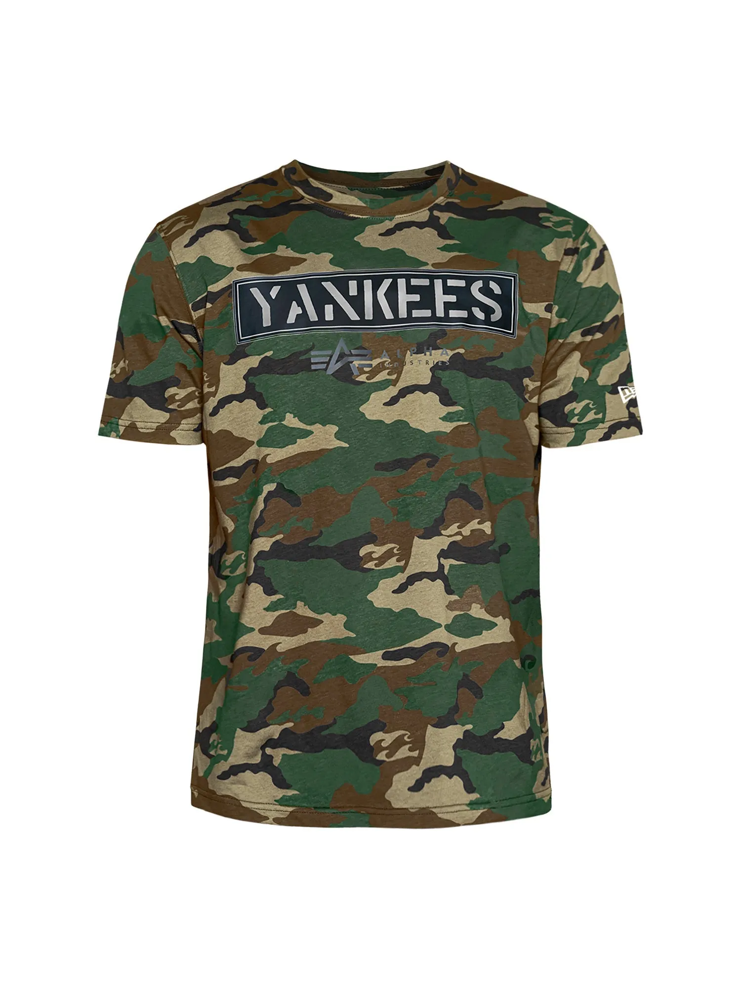 NEW YORK YANKEES X ALPHA X NEW ERA CAMO T-SHIRT sold by Alpha Industries