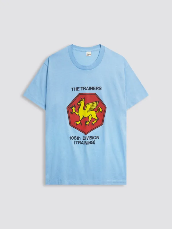 US ARMY 1980's 108TH DIVISION TRAINING T-SHIRT sold by Alpha Industries