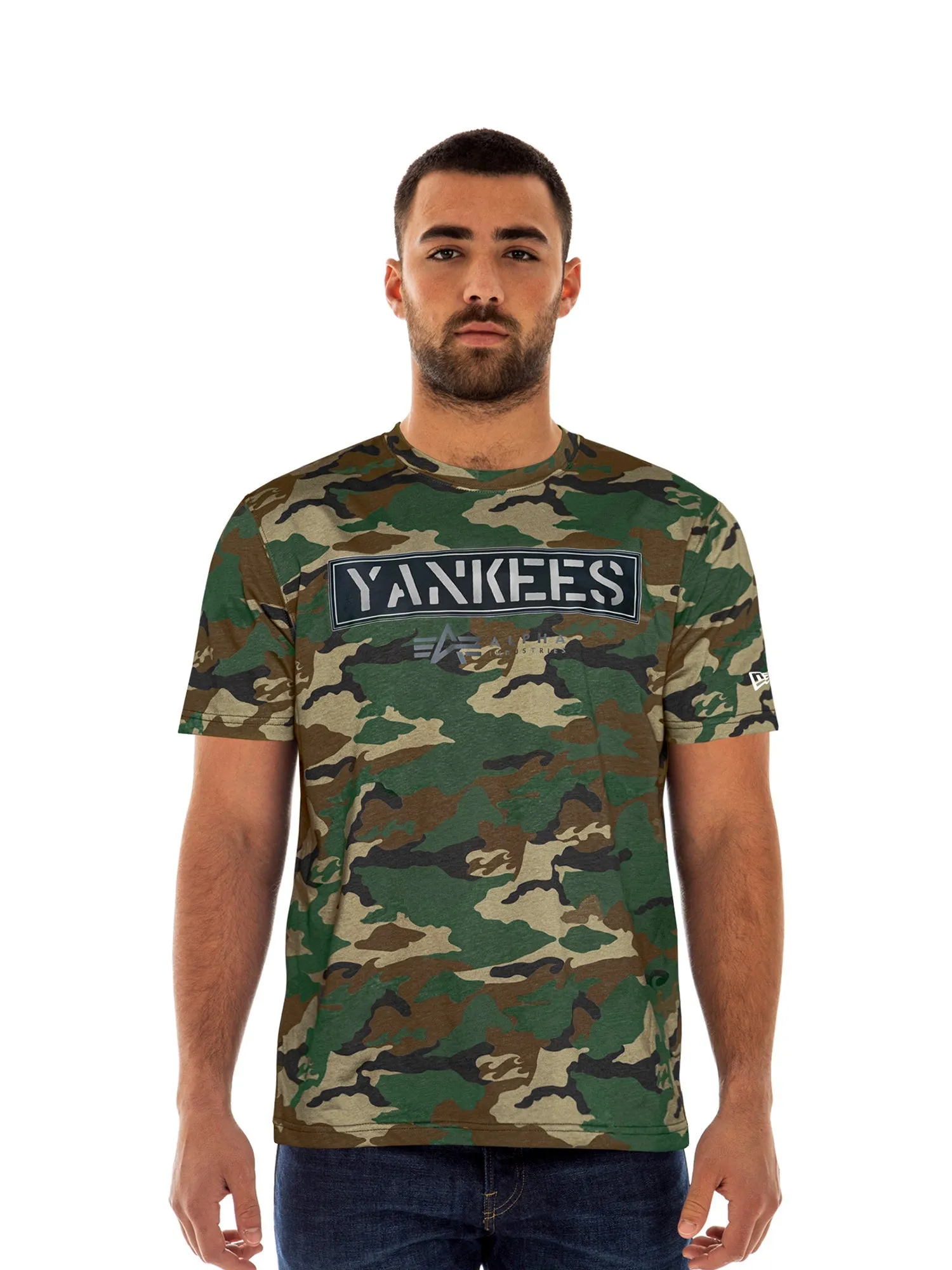 NEW YORK YANKEES X ALPHA X NEW ERA CAMO T-SHIRT sold by Alpha Industries product image thumbnail 3
