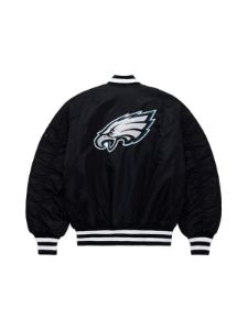 PHILADELPHIA EAGLES X ALPHA X NEW ERA MA-1 BOMBER JACKET sold by Alpha Industries