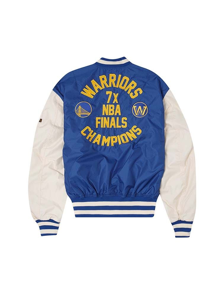 GOLDEN STATE WARRIORS X ALPHA X NEW ERA L-2B BOMBER JACKET sold by Alpha Industries product image thumbnail 2