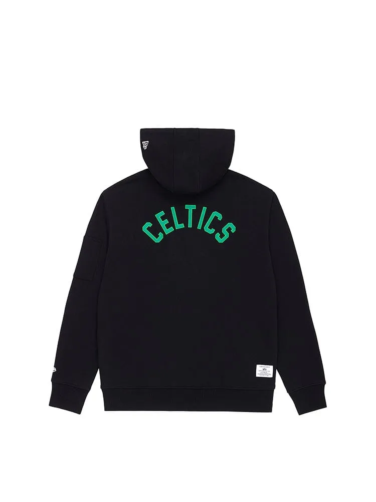 BOSTON CELTICS X ALPHA X NEW ERA HOODIE sold by Alpha Industries product image thumbnail 2