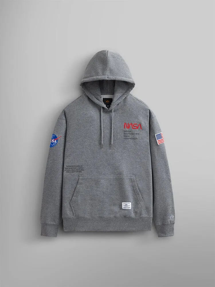 NASA WORM LOGO HOODIE sold by Alpha Industries