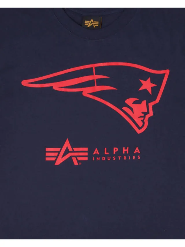 NEW ENGLAND PATRIOTS X ALPHA X NEW ERA T-SHIRT sold by Alpha Industries product image thumbnail 2