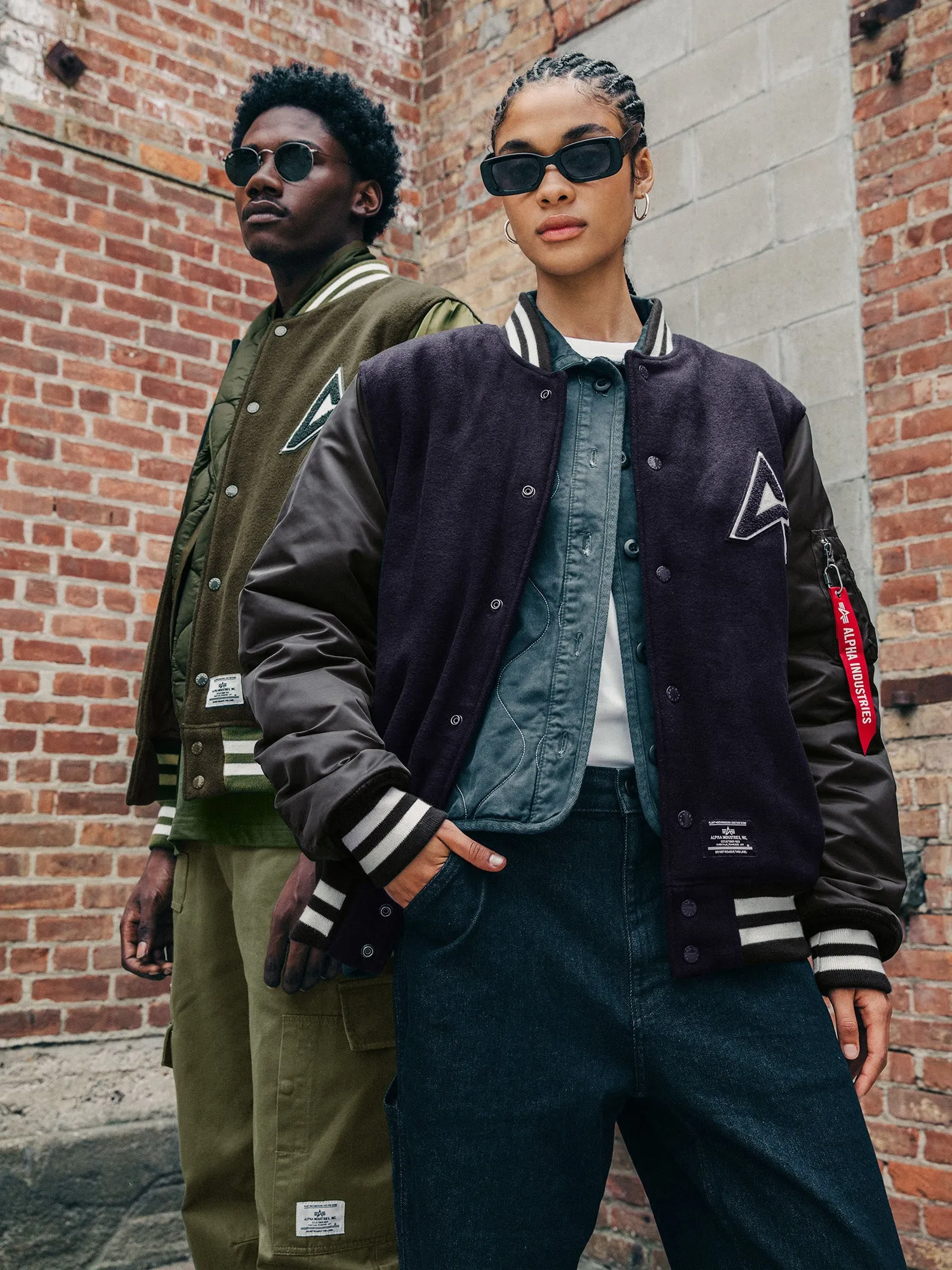 MA-1 WOOL VARSITY JACKET (REPLICA BLUE) sold by Alpha Industries product image thumbnail 3