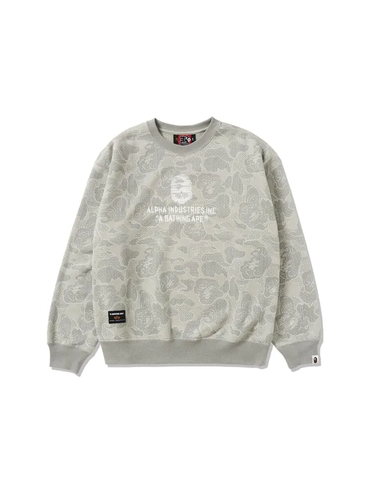 ALPHA X BAPE CREWNECK SWEATER sold by Alpha Industries