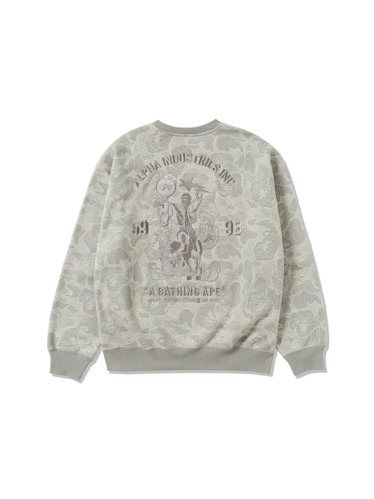 ALPHA X BAPE CREWNECK SWEATER sold by Alpha Industries product image thumbnail 4