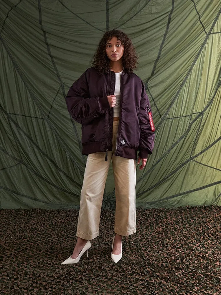 WOMEN'S OVERSIZED MA-1 MOD BOMBER JACKET (SEASONAL) sold by Alpha Industries product image thumbnail 5