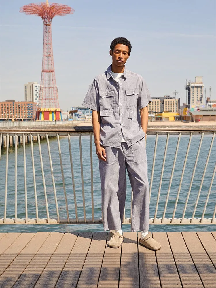 WIDE LEG COTTON TROUSER sold by Alpha Industries product image thumbnail 2