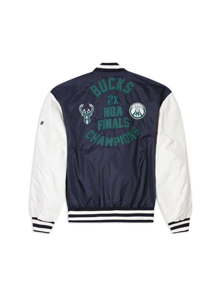MILWAUKEE BUCKS X ALPHA X NEW ERA L-2B BOMBER JACKET sold by Alpha Industries product image thumbnail 2
