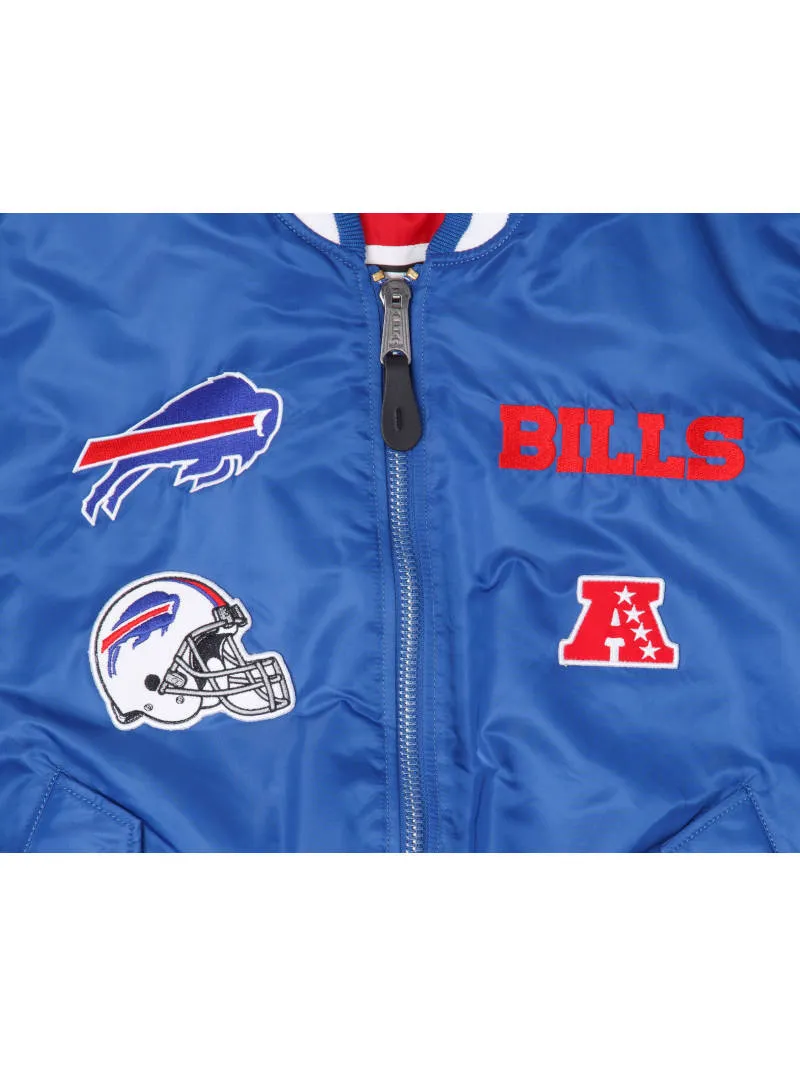 BUFFALO BILLS X ALPHA X NEW ERA MA-1 BOMBER JACKET sold by Alpha Industries product image thumbnail 3