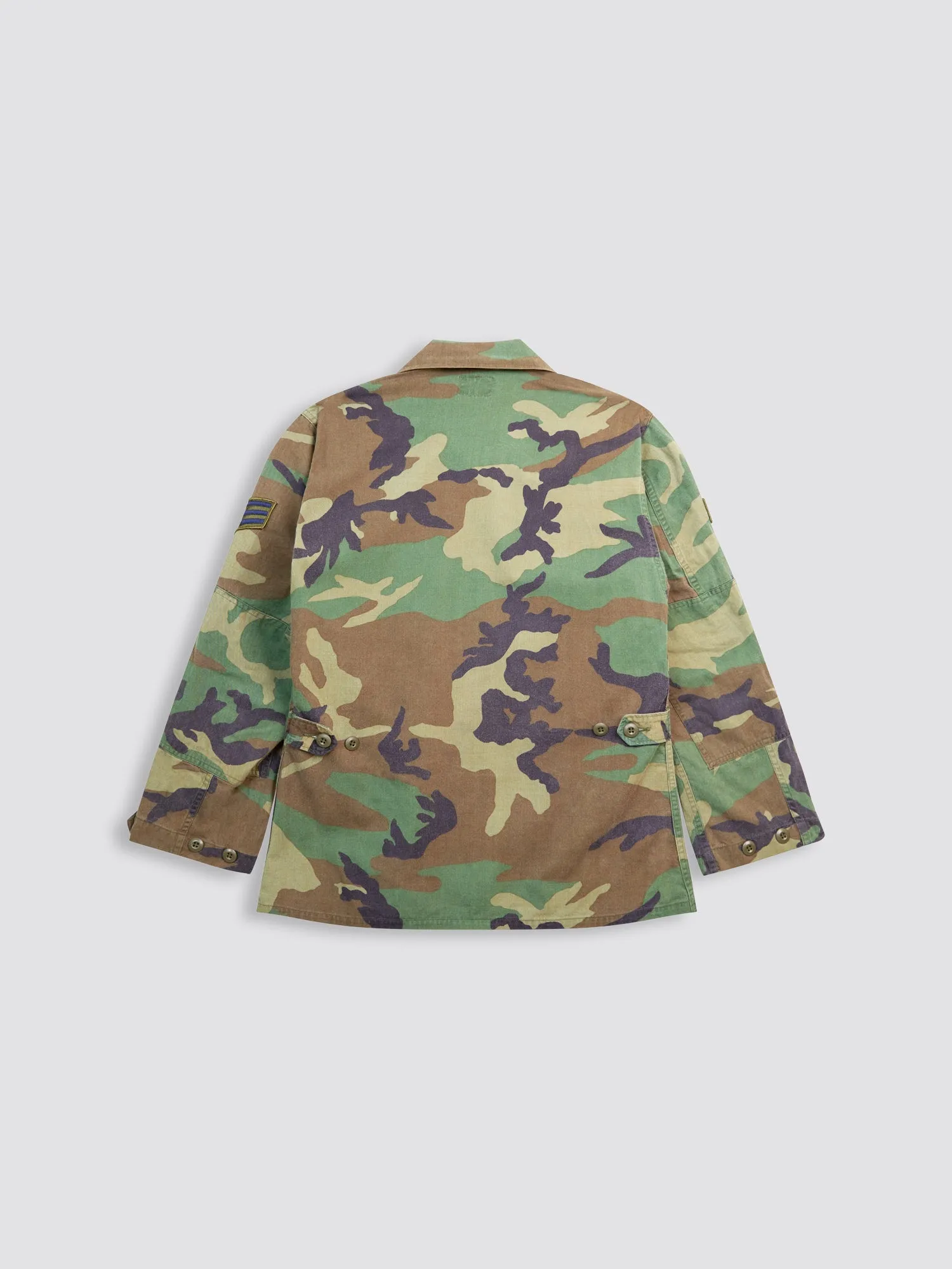 USAF PATCH BDU WOODLAND CAMO FIELD JACKET (FOWLER) sold by Alpha Industries product image thumbnail 2