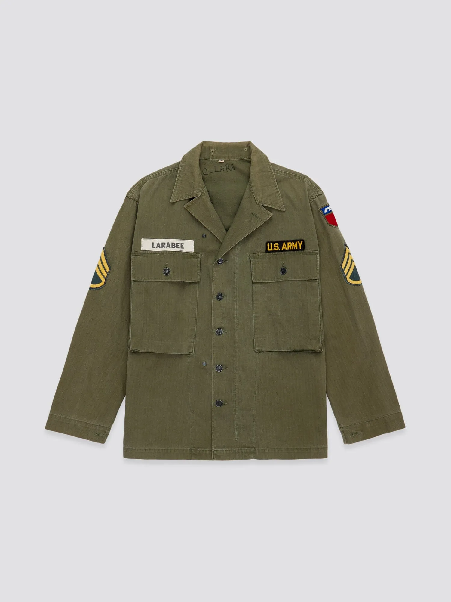 US ARMY KOREAN WAR HBT SHIRT sold by Alpha Industries