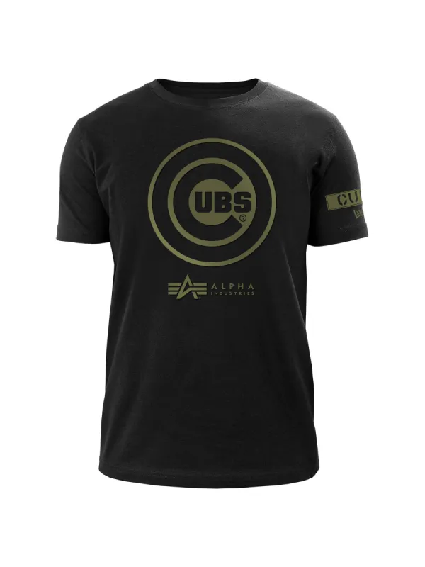CHICAGO CUBS X ALPHA X NEW ERA T-SHIRT sold by Alpha Industries