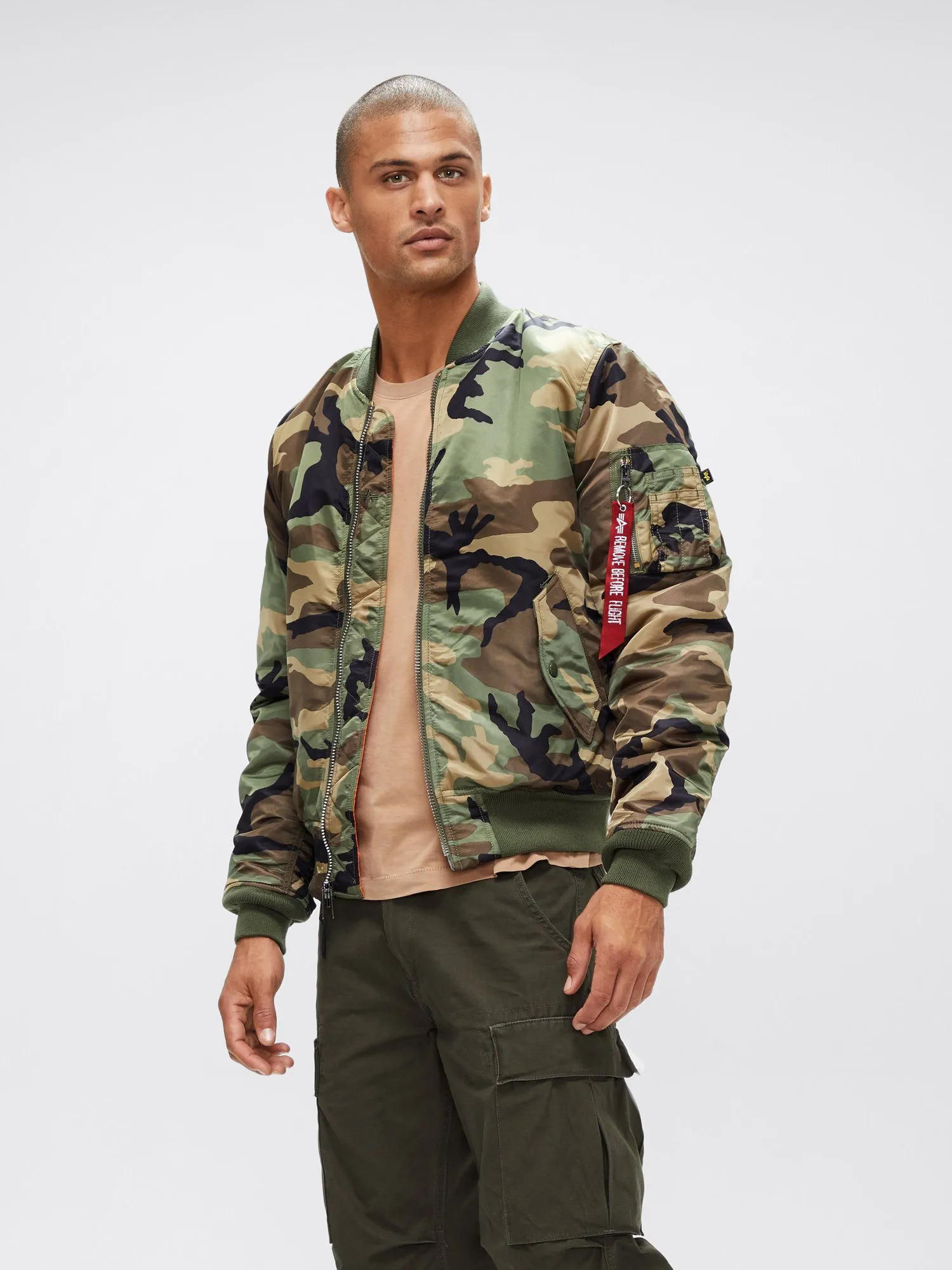 MA-1 BOMBER JACKET SLIM FIT sold by Alpha Industries