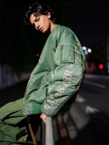 MASTERMIND X ALPHA REFLECTIVE MA-1 BOMBER JACKET sold by Alpha Industries