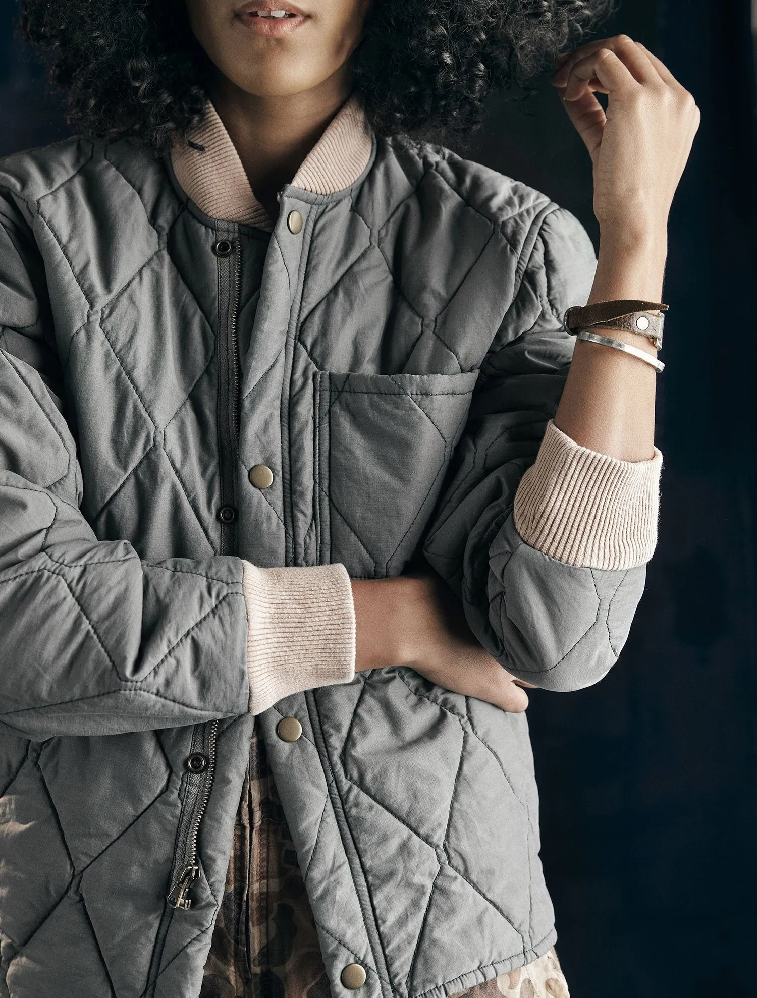 ALPHA X IMOGENE QUILTED BOMBER W sold by Alpha Industries product image thumbnail 4