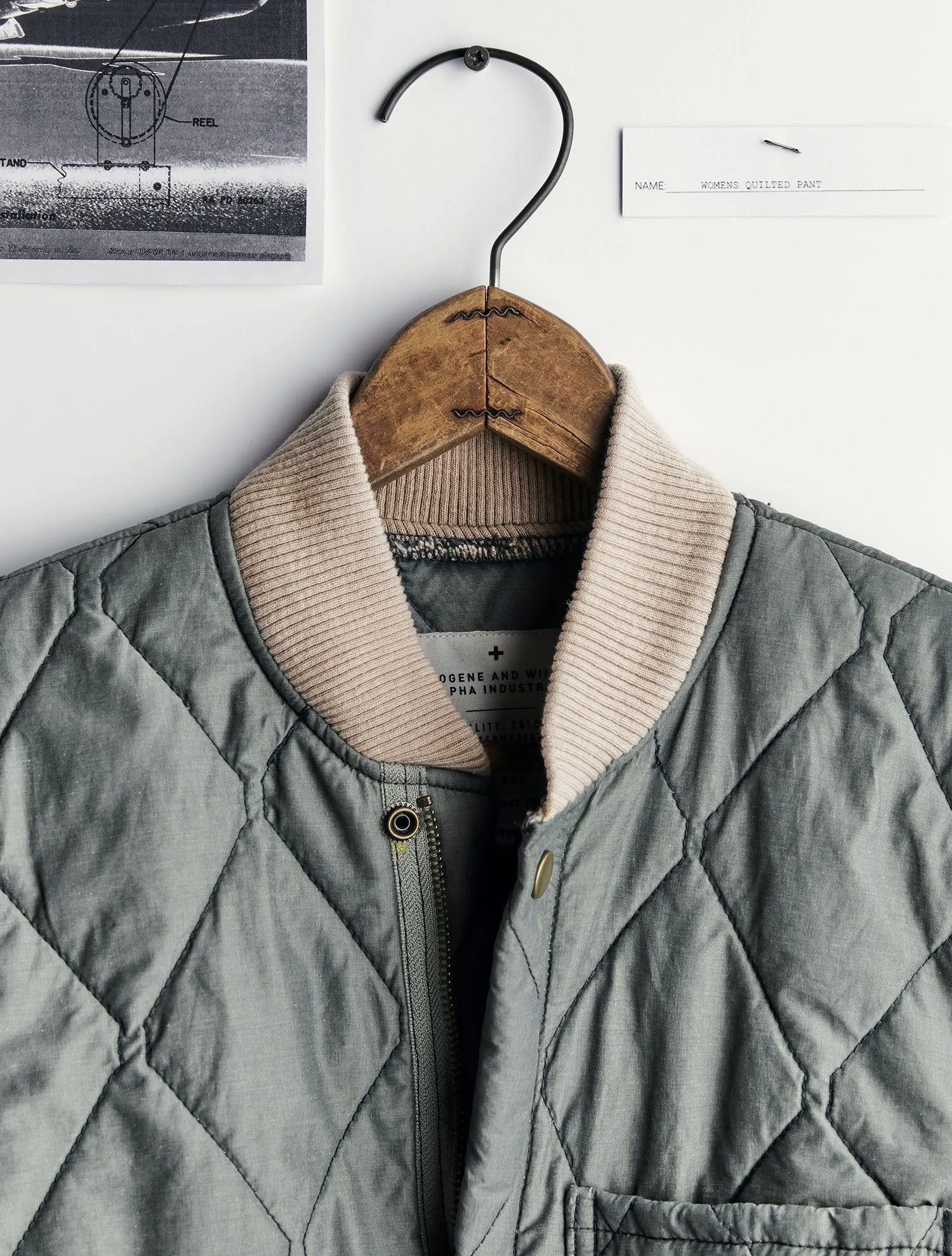 ALPHA X IMOGENE QUILTED BOMBER W sold by Alpha Industries product image thumbnail 2
