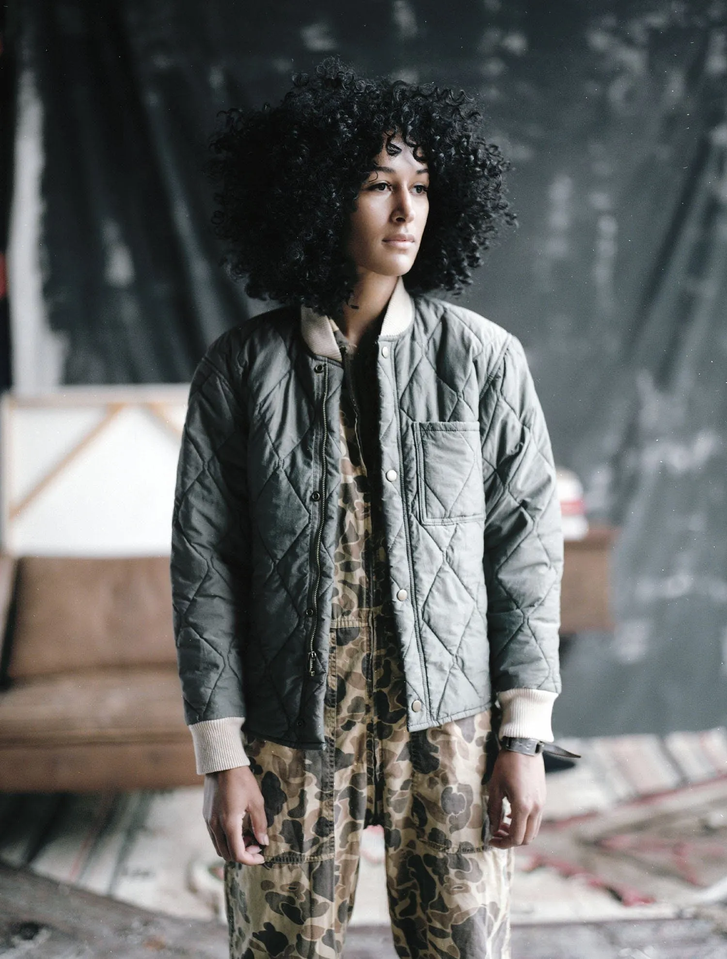 ALPHA X IMOGENE QUILTED BOMBER W sold by Alpha Industries product image thumbnail 3