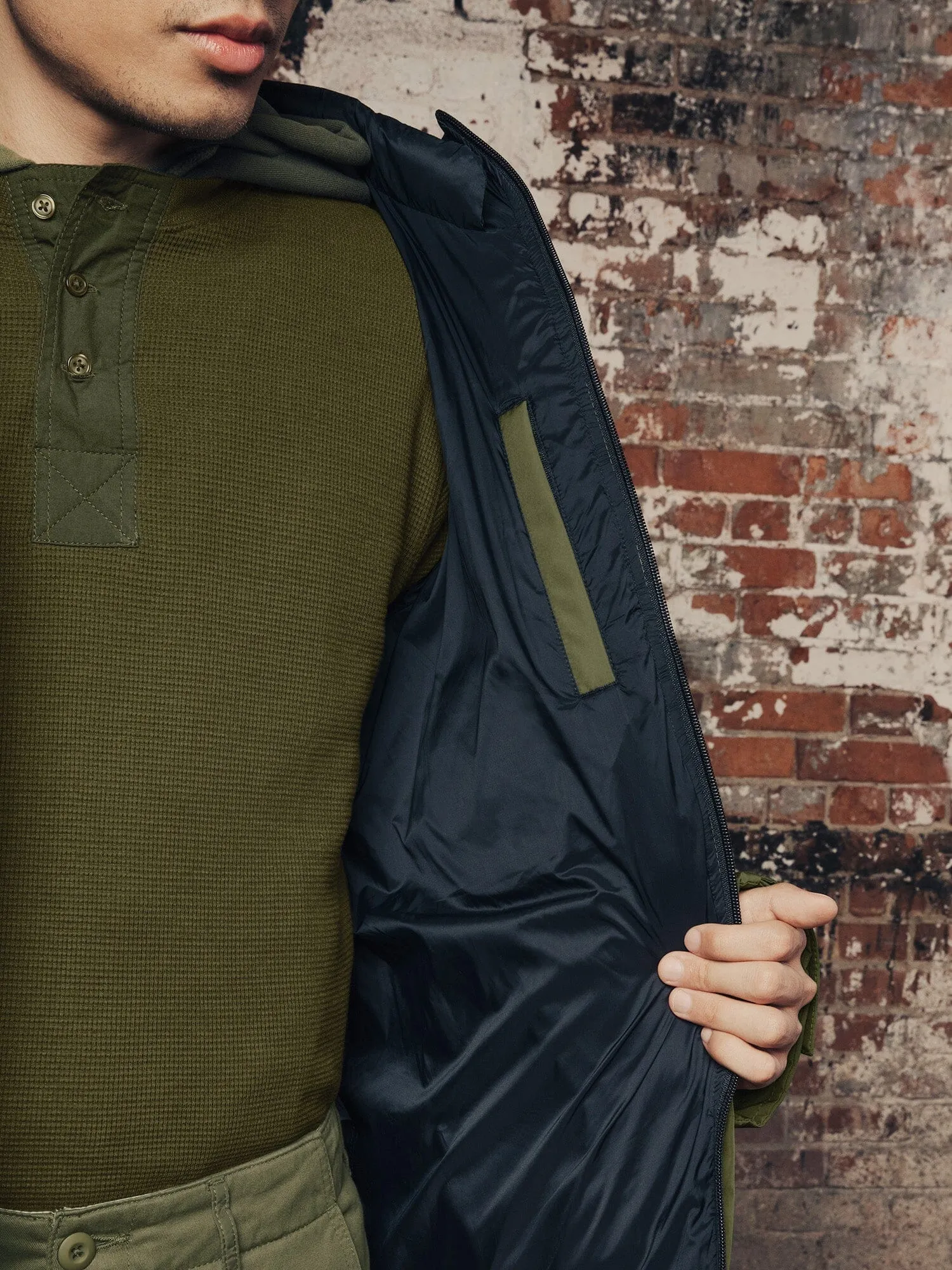 HOODED PUFFER JACKET (SEASONAL) sold by Alpha Industries product image thumbnail 4