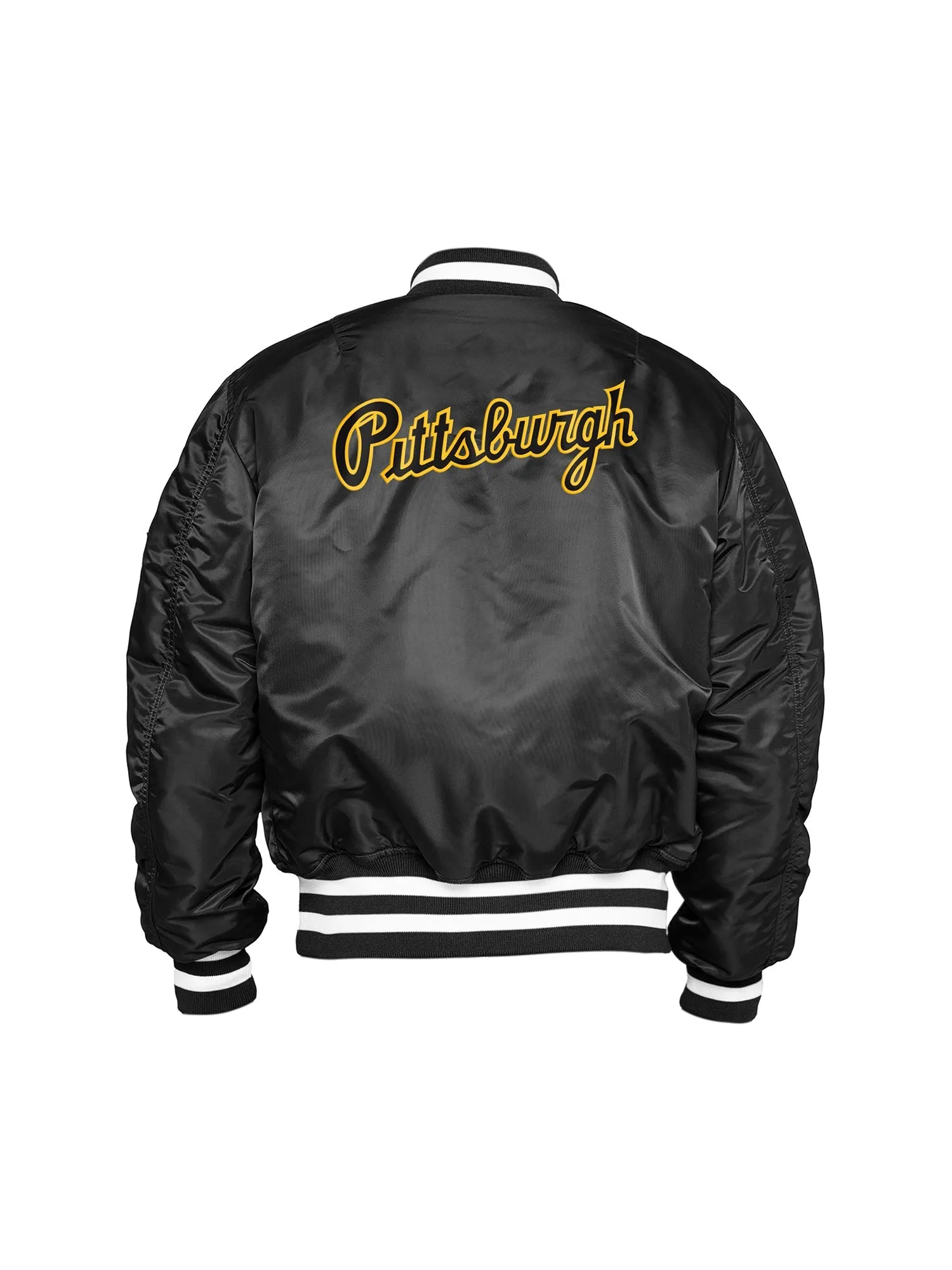 PITTSBURGH PIRATES X ALPHA X NEW ERA MA-1 BOMBER JACKET sold by Alpha Industries product image thumbnail 2