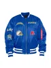 LOS ANGELES CHARGERS X ALPHA X NEW ERA MA-1 BOMBER JACKET sold by Alpha Industries