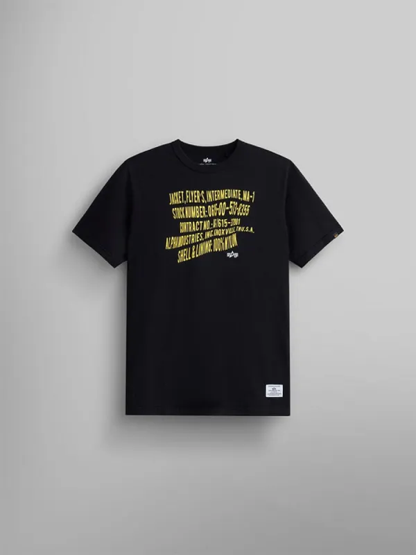 ALPHA WARPED LABEL TEE sold by Alpha Industries