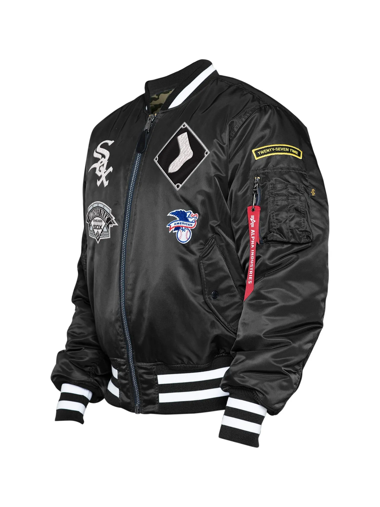 CHICAGO WHITE SOX X ALPHA X NEW ERA MA-1 BOMBER JACKET sold by Alpha Industries product image thumbnail 5