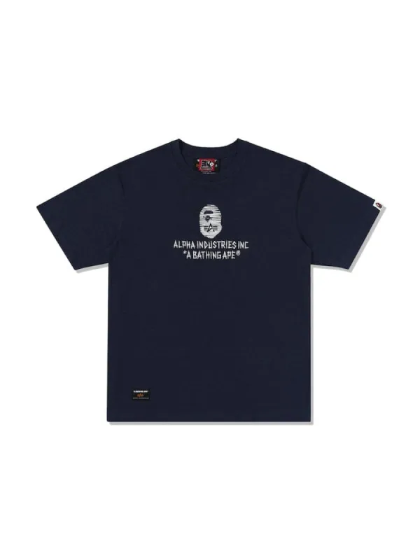 ALPHA X BAPE TEE made by Alpha Industries