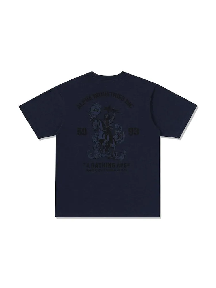 ALPHA X BAPE TEE sold by Alpha Industries product image thumbnail 4