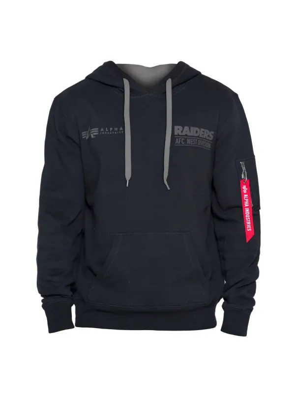 LAS VEGAS RAIDERS X ALPHA X NEW ERA HOODIE (BLACK) sold by Alpha Industries