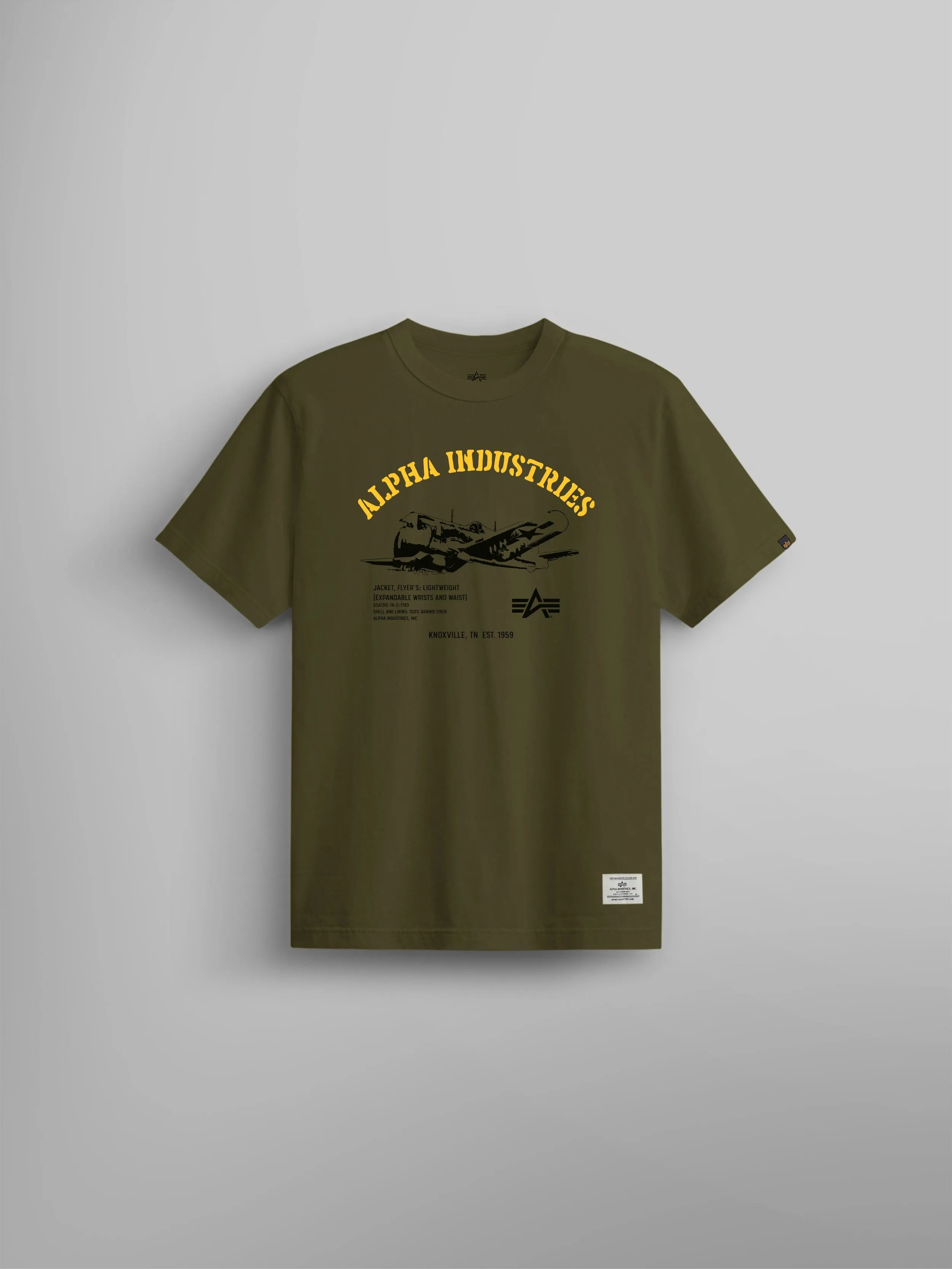 ALPHA PLANE TEE sold by Alpha Industries product image thumbnail 3