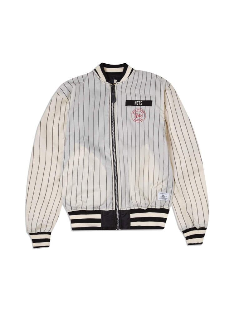 BROOKLYN NETS X ALPHA X NEW ERA L-2B BOMBER JACKET sold by Alpha Industries product image thumbnail 8