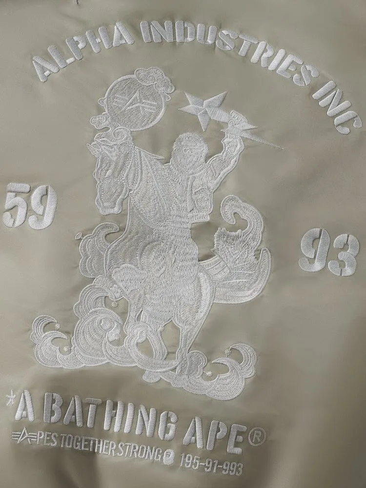 ALPHA X BAPE MA-1 BOMBER JACKET sold by Alpha Industries product image thumbnail 4