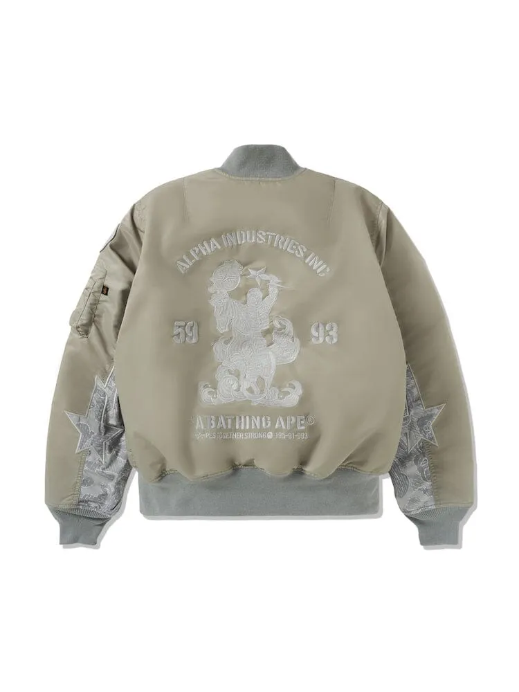 ALPHA X BAPE MA-1 BOMBER JACKET sold by Alpha Industries product image thumbnail 5