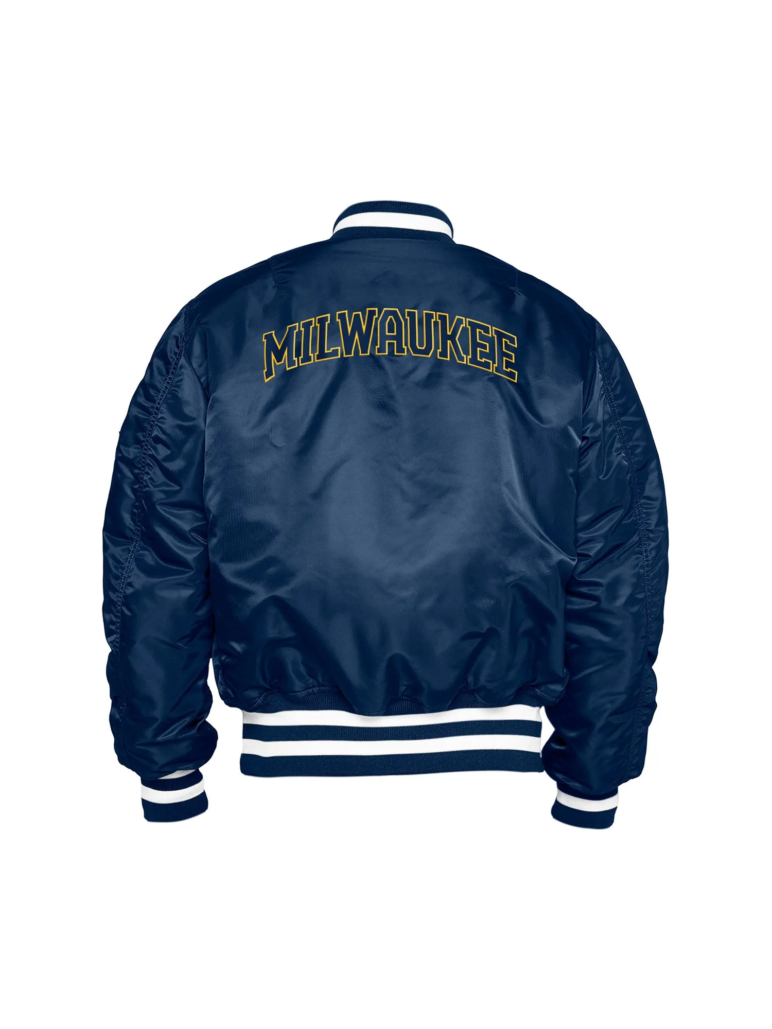 MILWAUKEE BREWERS X ALPHA X NEW ERA MA-1 BOMBER JACKET sold by Alpha Industries product image thumbnail 2