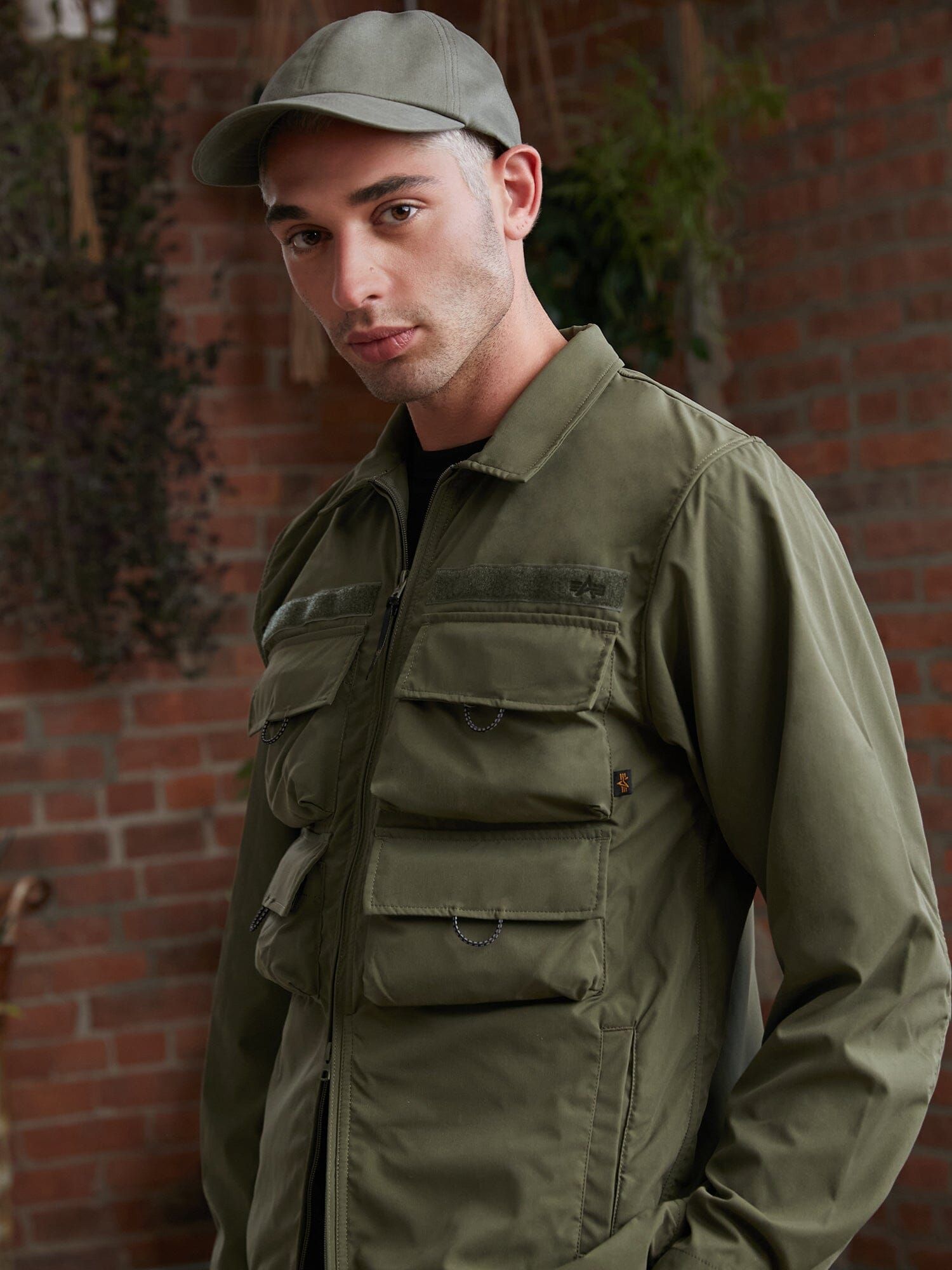 NYLON CARGO SHIRT JACKET sold by Alpha Industries