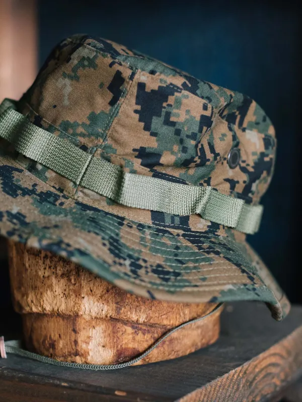 DEADSTOCK USMC MARPAT BOONIE HAT made by Alpha Industries